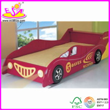 Cama de madeira contemporânea das crianças da forma do carro desportivo para a idade 3+ (WJ277451)